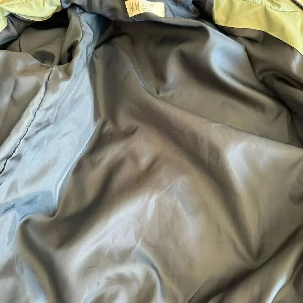 H& M Mint Blue Color Block  Lightweight Windbreaker Lined SZ 6-7 #2230 - Picture 11 of 13